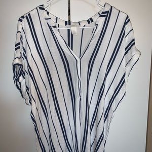 Vertical Stripe Blouse